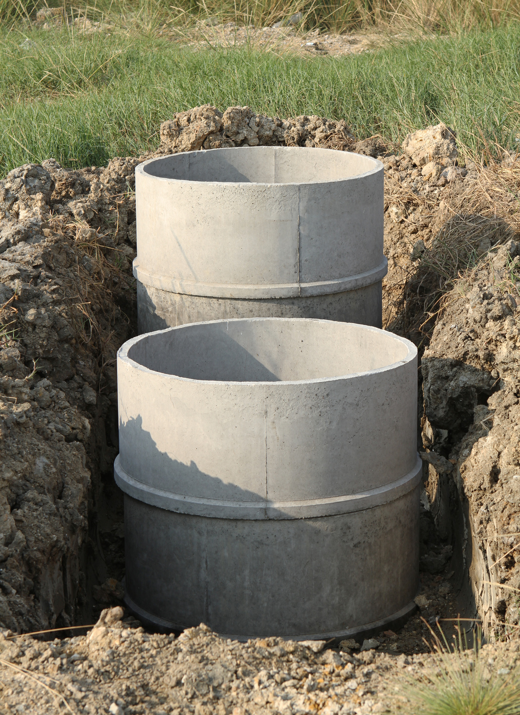 Concrete septic tanks